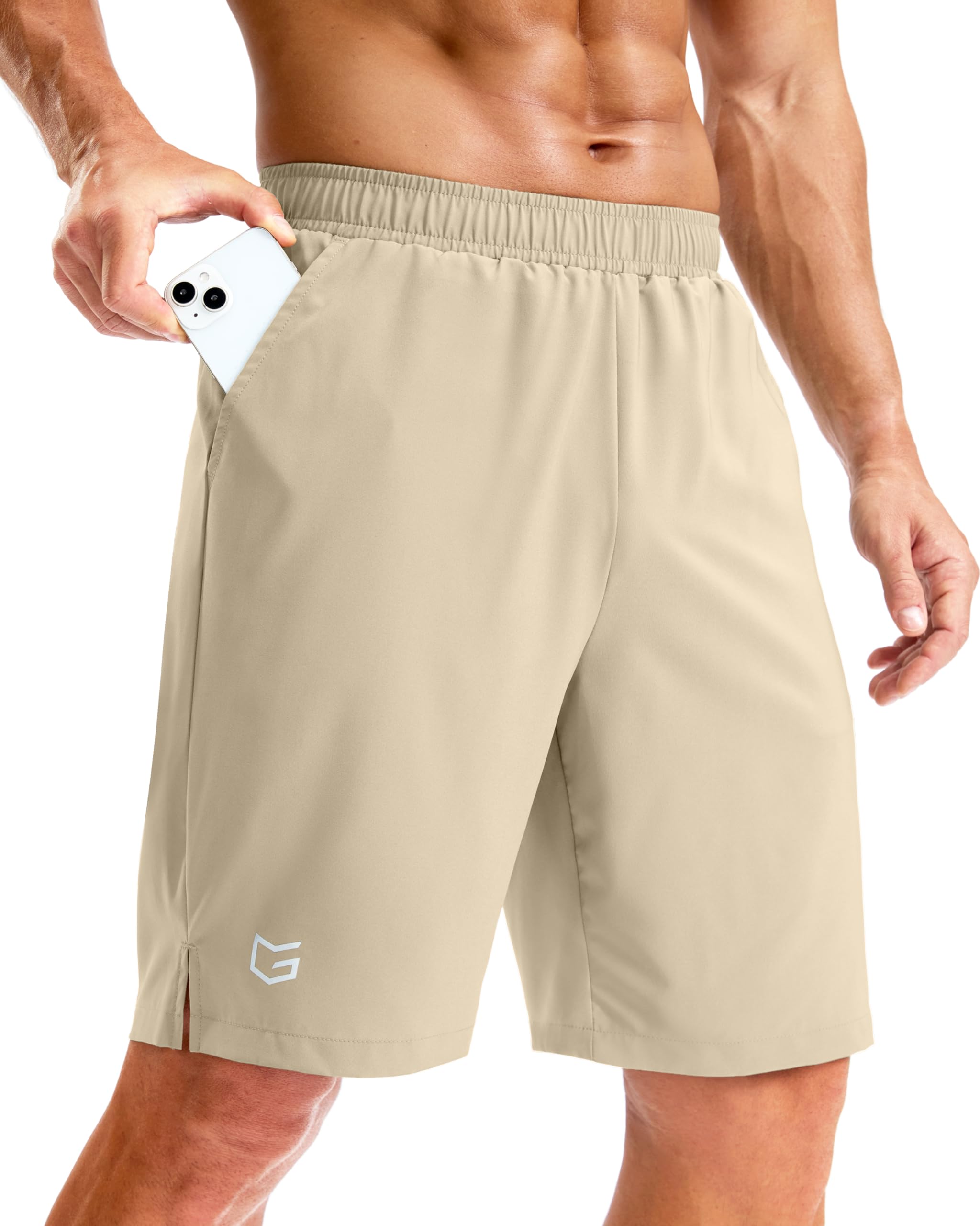 G Gradual Men's Athletic Running Shorts with Pockets 5"/ 7"/ 9" Gym Shorts