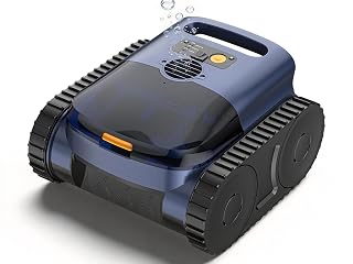 Pool Vacuum for Inground Pool, Cordless Pool Cleaner Robot with Smart Navigation, Self-Parking, LED Indicator, Wall&Waterline Above Ground Pool Vacuum Cleaning up to 2150 Sq.ft - Amazon product rated Grade A