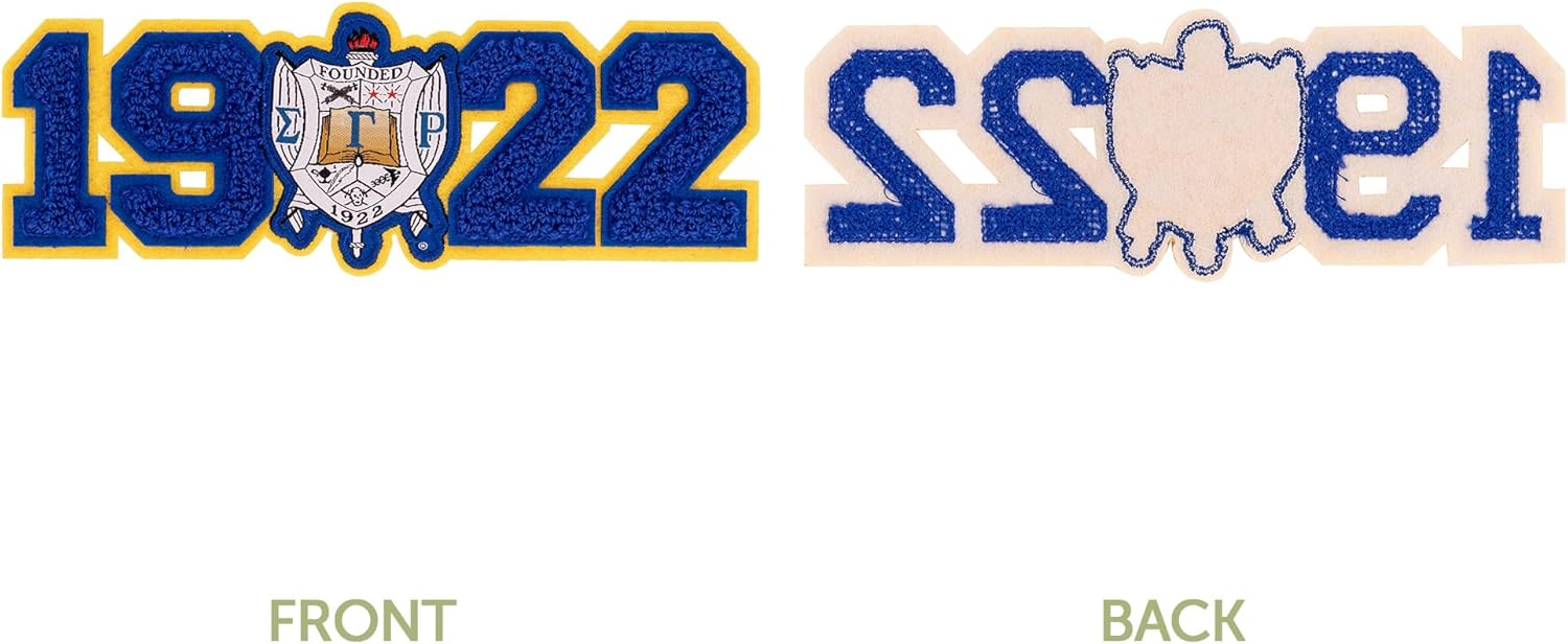 Desert Cactus Sigma Gamma Rho Divine 9 Patch Sorority Embroidered Appliqué Sew or Iron On Blazer Jacket Bag (Felt Letterman Patch) - Image 3