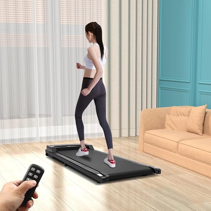 Caminadora Eléctrica Plegable con Control Remoto y Pantalla LED, Negra miniatura 8