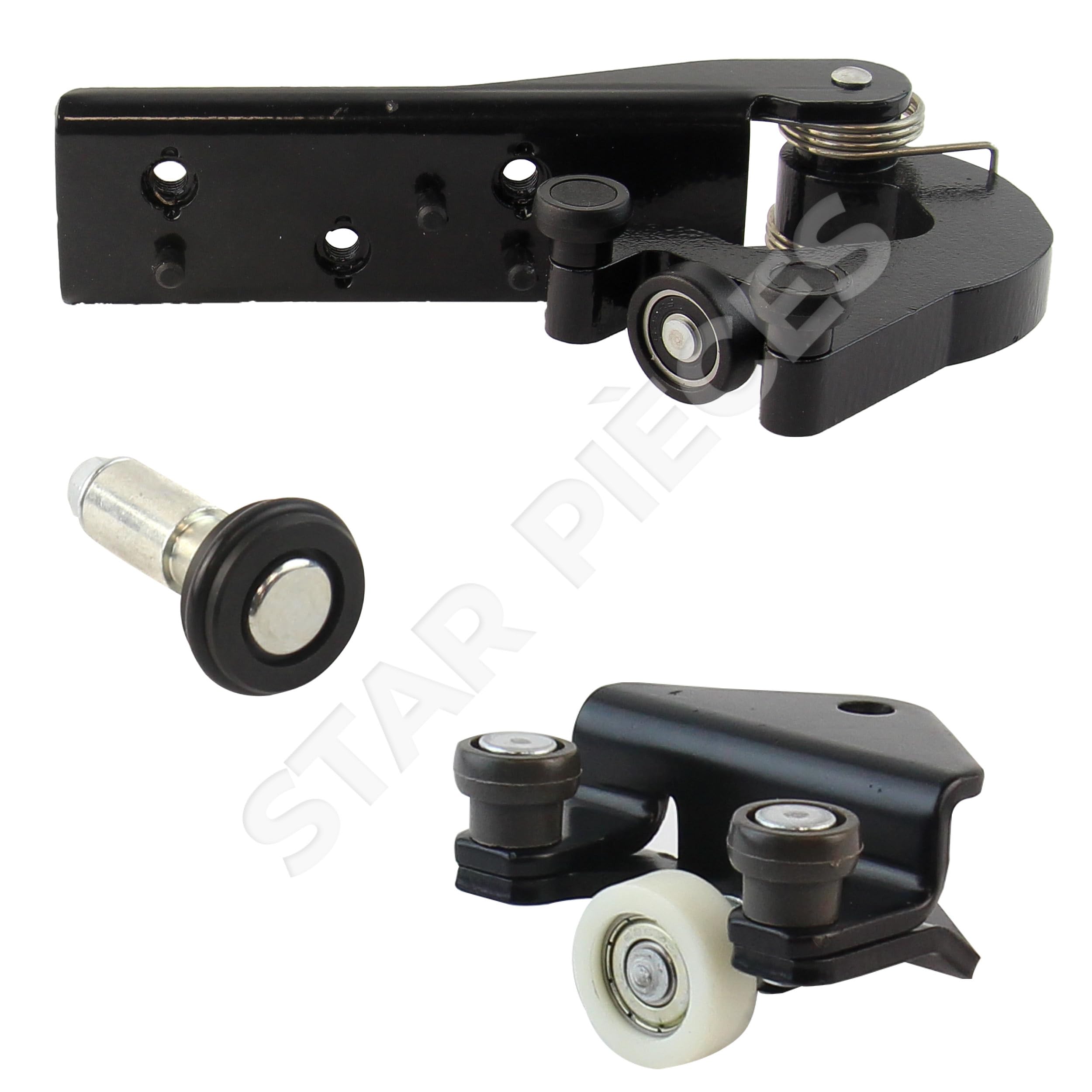 3 rodillos puerta corredera compatibles para Master 3, Movano B, Nissan NV400 (desde 2010) guía rodillos puerta lateral – Guía SUPERIOR - CENTRAL - INFERIOR