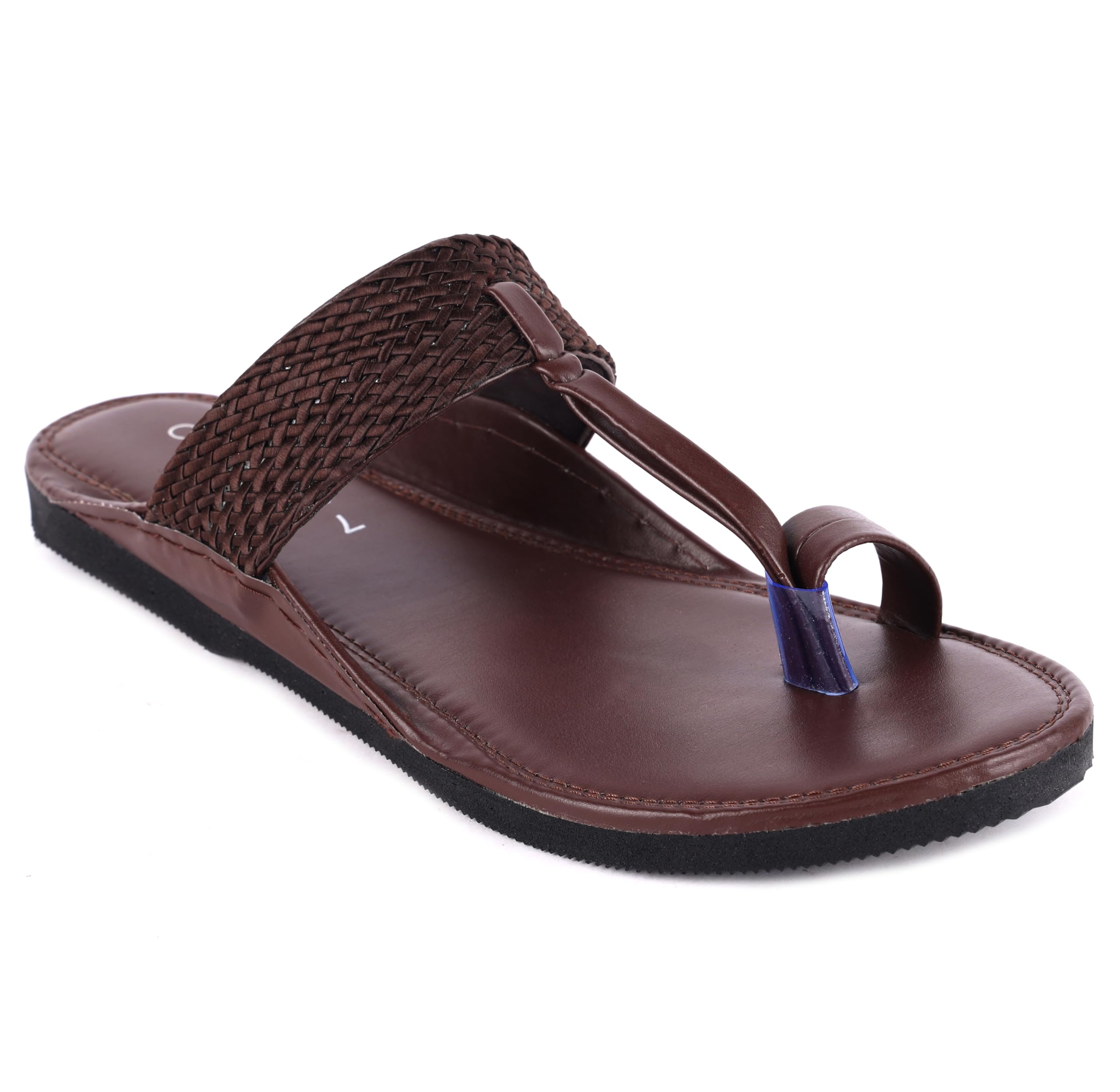 CANVI Stylish | Fancy | Comfortable Kolhapuri Chappal Sandal Slipper for Men Stylish Faux Leather Men's Kolhapuri Slippers Thong Sandals for Men Stylish & Comfortable