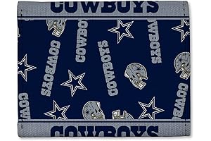 Rico Industries NFL Canvas Trifold Wallet – Show Your Dallas Cowboys Spirit...
