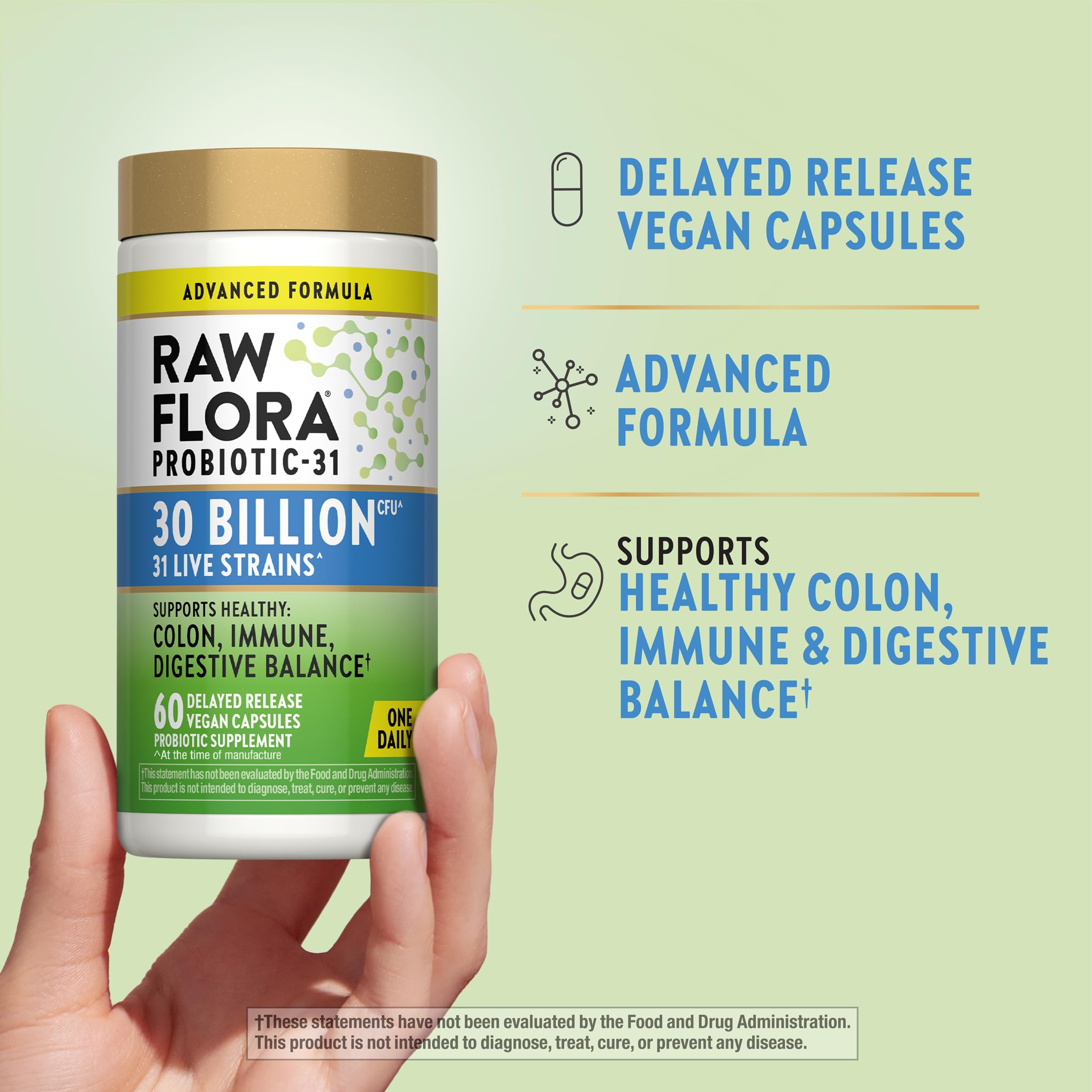Raw Flora Probiotic for Women and Men | 30 Billion CFU — Amazon image 3