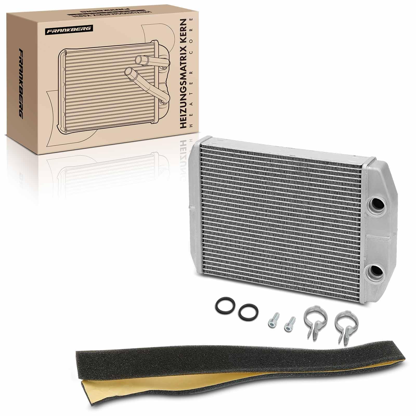 Frankberg Scambiatore di calore Riscaldamento interno Compatibile con 500 312 1.2L 500 312 0.9L 500 312 1.4L Van 312 519 1.2L Ypsilon 312 1.2L Replace# 71458