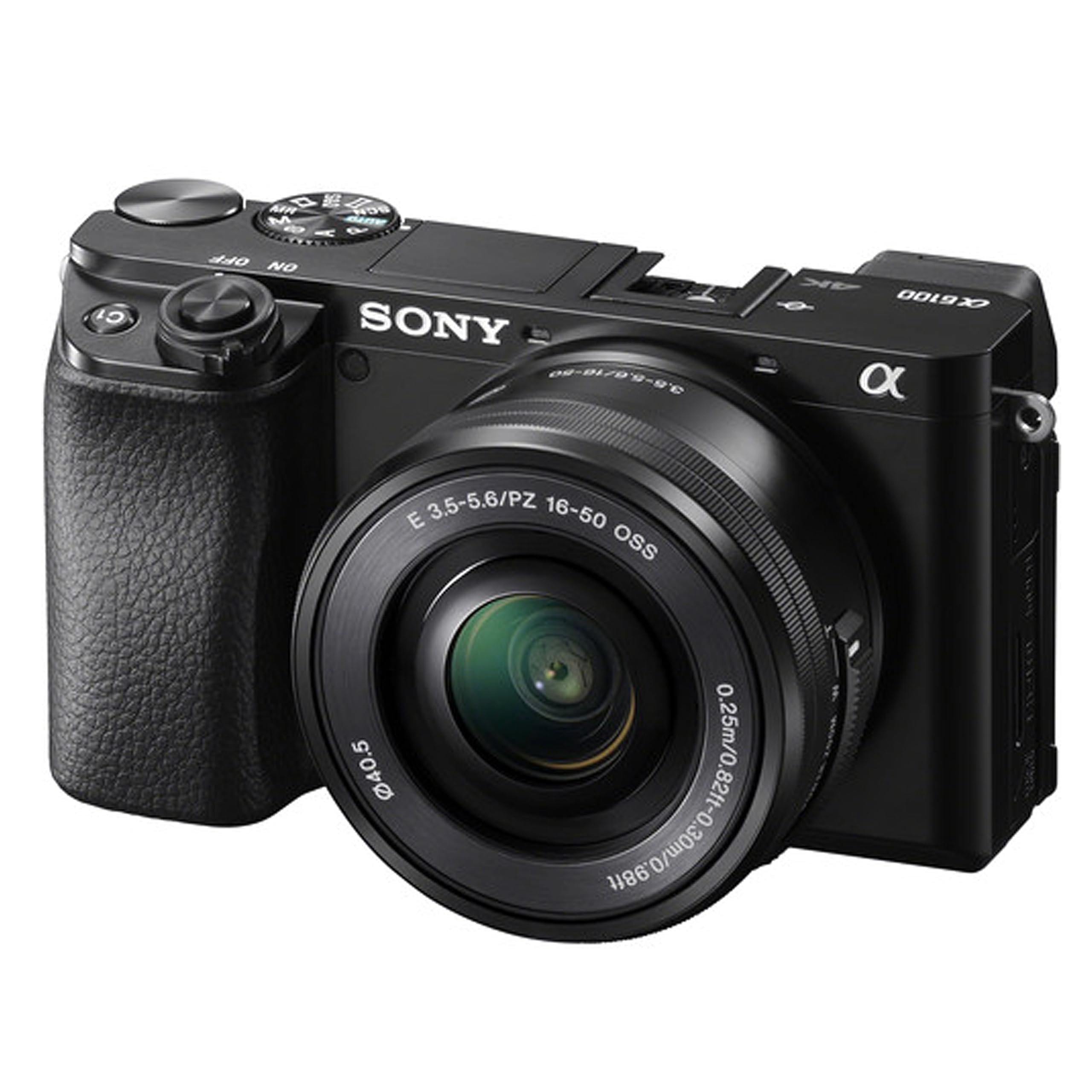Sony a6100 + 16-50mmレンズ / バッテリー2個付き Sony a6100 4K Mirrorless Camera with 16-50mm Lens, 2 Batteries