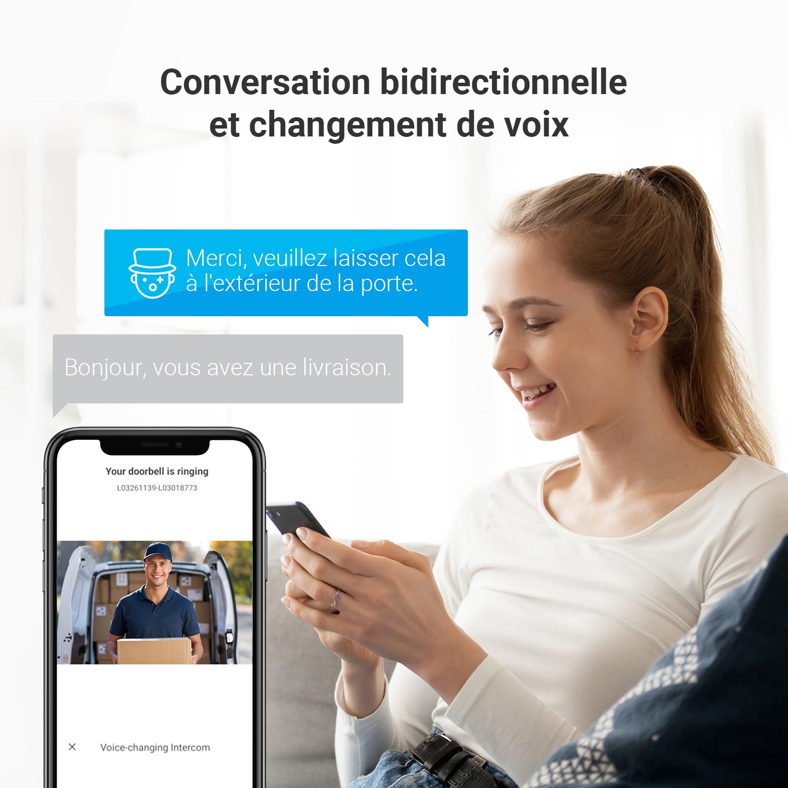 EZVIZ Moteur Portail Coulissant et Interphone Filaire, Vantaux Max 6m, Sécurité avec Détection d'Obstacle, Moniteur Tactile Couleur 7‘’，Déverrouillage à Distance, Audio Bidirectionnel
