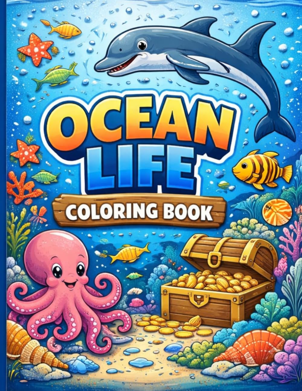 Ocean Life Coloring Book