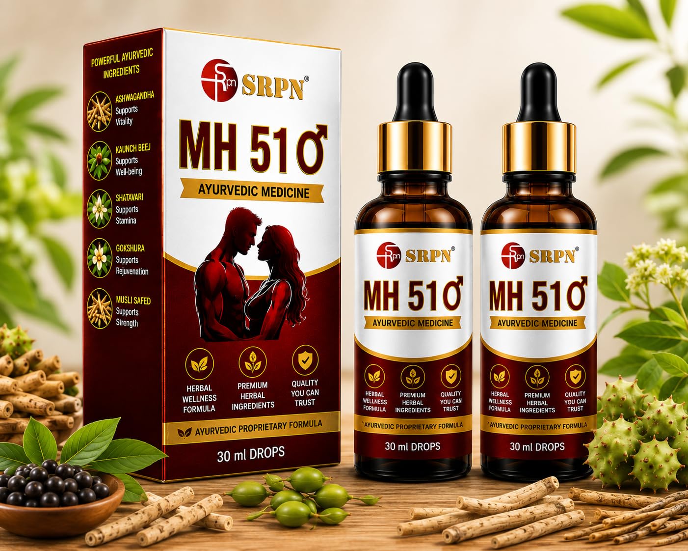 MH 51 0 Ayurvedic Drops | 60ml | Easy-to-use liquid drops-image-24