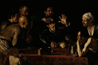 MVOVZQCV Vintage Prints Picture portrait painting the Tooth Extraction by Merisi Caravaggio Classic Canvas Paintings for Office Decor 60x90cm