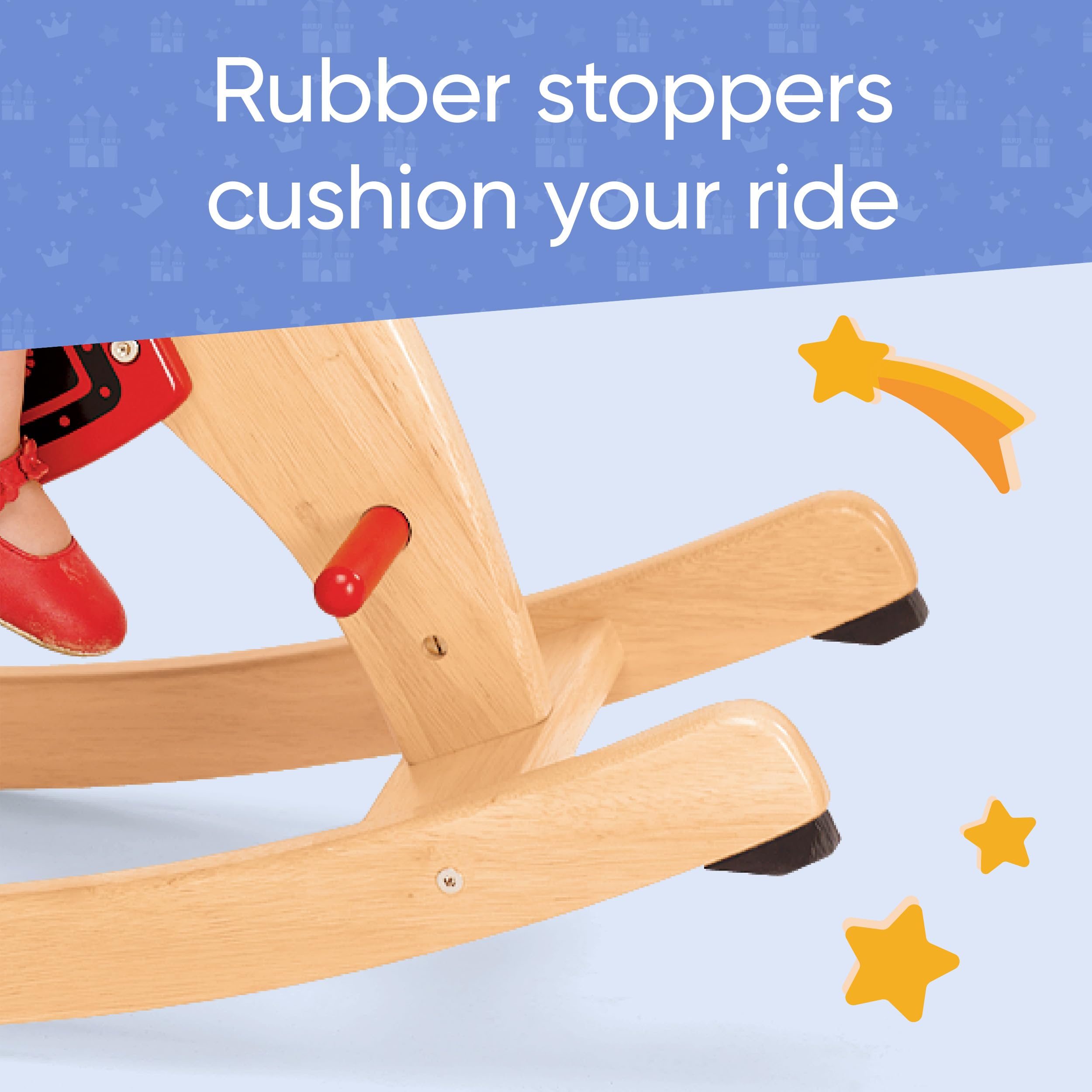 Amazon.co.jp: Hearthsong Grow with Me™ 木製ロッキングホース 長さ