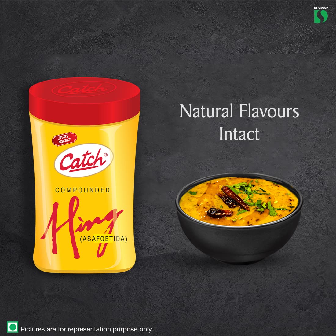 catch Compounded Hing(Asafoetida) Garlic, Powder 50 Gm - Pack Of 2(100 Gms) - Image 5 thumbnail