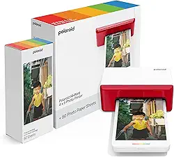 Polaroid Impressora fotográfica Bluetooth 4 x 15 + pacote de papel fotográfico (80 folhas incluídas) (6552)