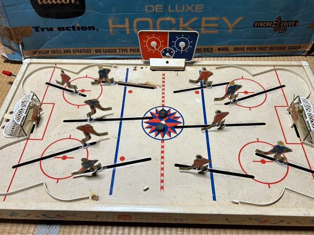 60年代 Tudor デラックスホッケーテーブルトップゲーム 60年代