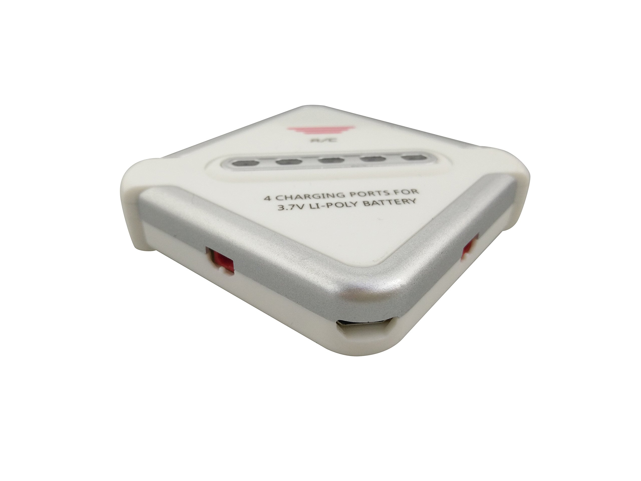 Fytoo 4PCS 3.7V 500mAh JST Connector Li-ion Batteries With 4-in-1 Charger For WLtoys Syma Quadcopters