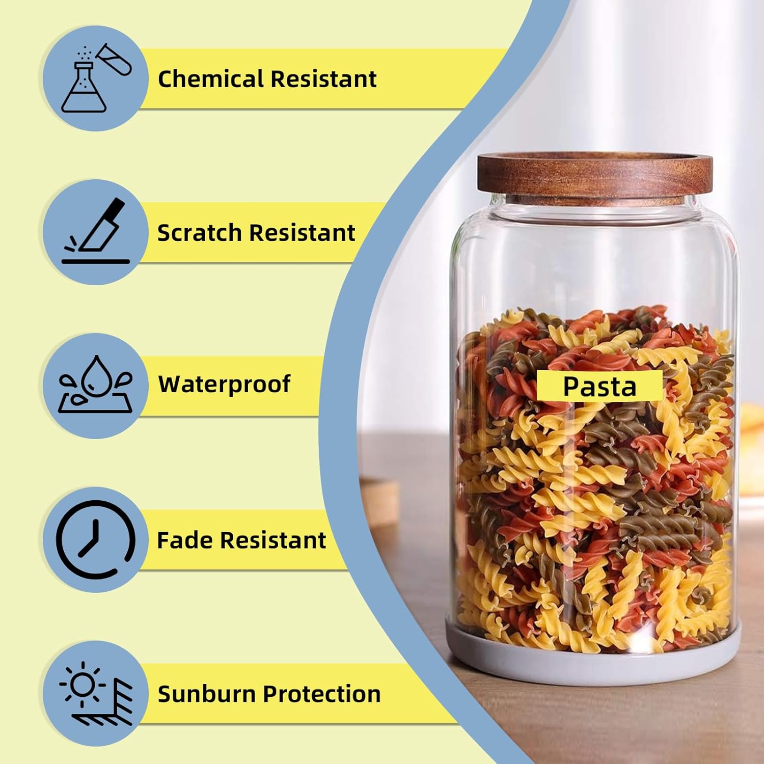 4 Packs Replacement Brother P-Touch Label Tape, Tze Tape 12mm 0.47 Laminated Yellow Tze-631 Tz 631 Tapes Compatible with Brother Label Maker PT-D210 D220 D400 D410 D450 H110 1280 Refills - Image 3
