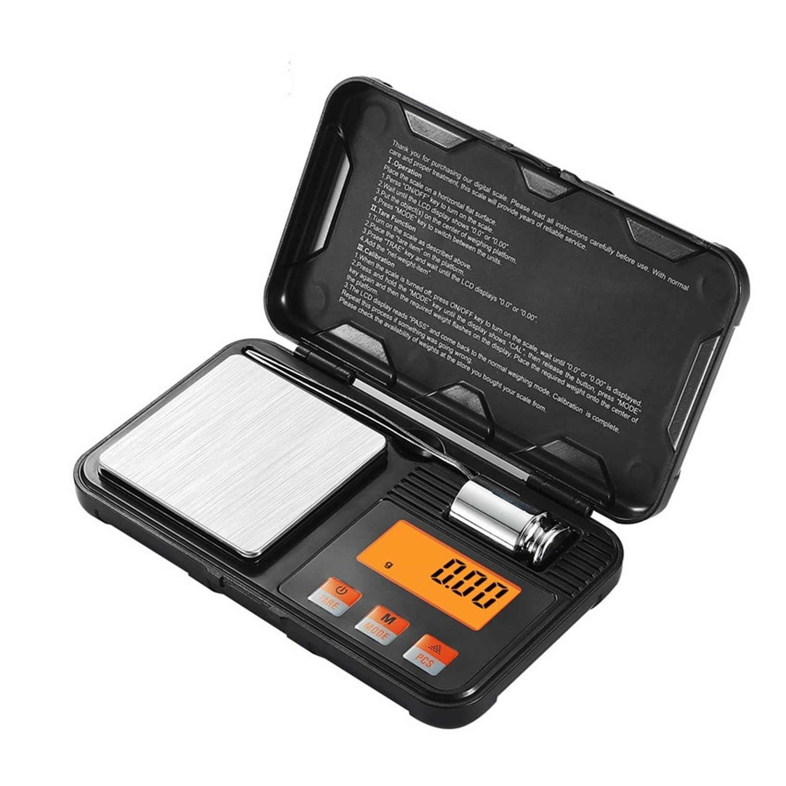 Digital Scales, Pocket Scale Precision Digital Electronic Gold Jewelry Carat Diamond Balance Mini Scales(200g-0.01)