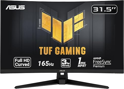 Miniatura 8 de ASUS TUF Gaming Monitor curvo de 34 pulgadas 1440P 1500R (VG34VQL3A) - QHD (3440 x 1440), 180Hz, 1ms, Extreme Low Motion Blur, Freesync Premium Pro,
