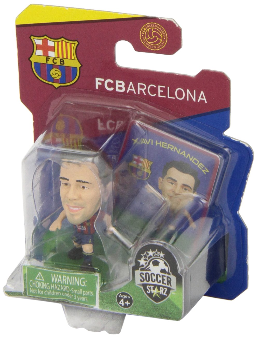 ダイエウアウヴェス バルセロナ フィギュア SOCCER STARZ Soccerstarz Barcelona Xavi Hernandez Home Kit 2014 Version