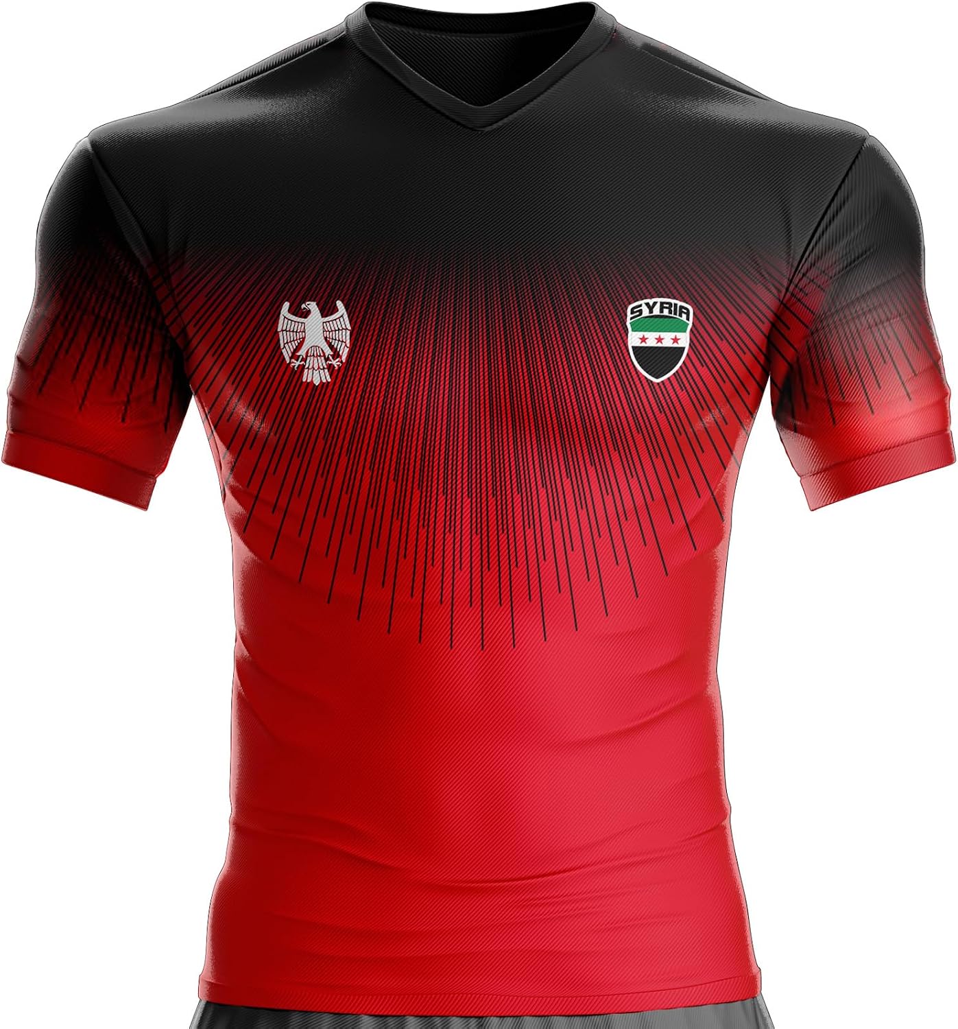 Syria Football Jersey SR-741 Syrian Flag