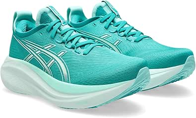 asics(アシックス) ランニングシューズ GEL-NIMBUS 27 1012B753 レディース 400(ウェーブティール／イルミネイトミント) 23.5 cm E