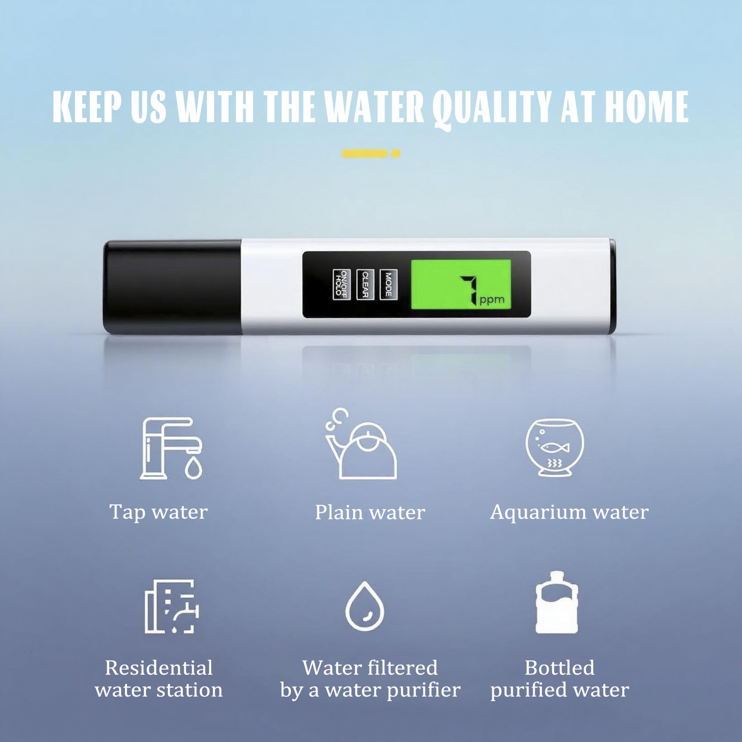 4-in-1 Water Tester - TDS, EC, Temp Meter -2