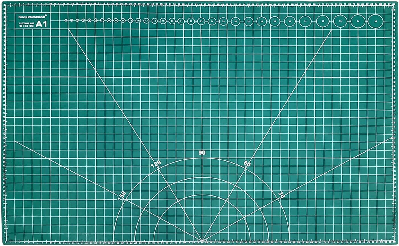 A1 Cutting Mat Non Slip Self Healing Printed Grid Art & Craft Design ...