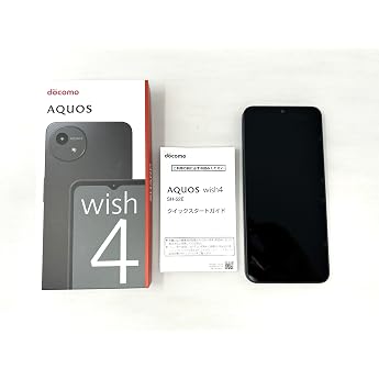 SIM-free AQUOS wish4 SH-52E Black docomo model SIM-free