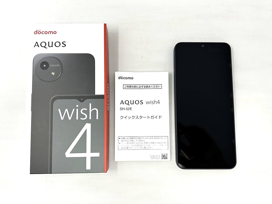 Amazon | Simフリー AQUOS wish4 SH-52E ブラック docomoモデル