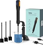 Mlife Upgraded Resin Mixer, Epoxy Resin Electric Stirrer, Paint Mixer & Timed Epoxy Resin Mixer for Epoxy Resin,Silicone Mixing, Resin Molds, DIY Crafts, Epoxy Resin Kit, with Mixer Stand(Black)