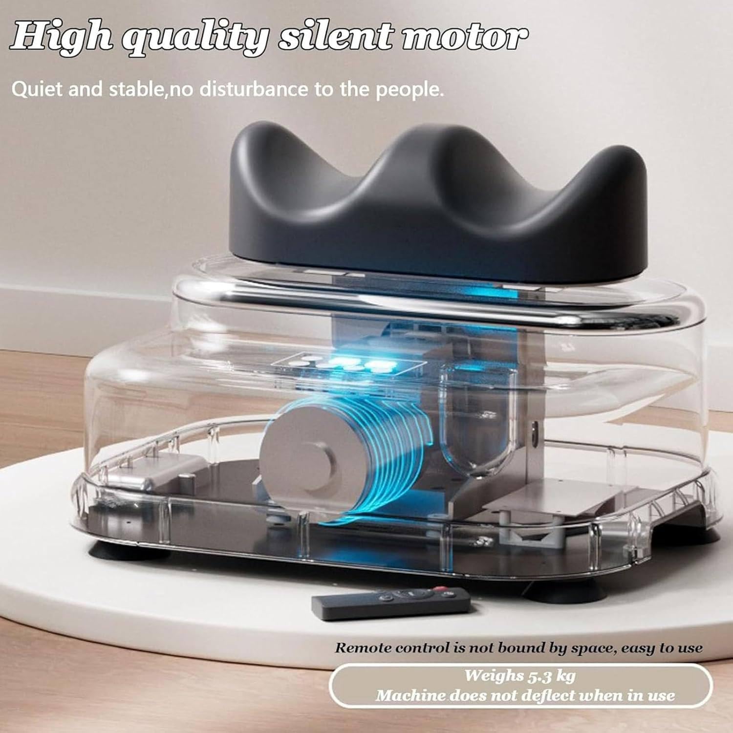 Appareil de massage aérobique, appareil d'exercice des jambes à écran tactile avec 4 modes, 30 vitesses, télécommande et minuterie, faible bruit pour physiothérapie à domicile et soulagement du stress