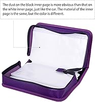Vista 3 de Funda para DVD, estuche para CD/DVD con capacidad de 128, carpeta con función atril, para almacenamiento de DVD y CD, para el automóvil, el hogar