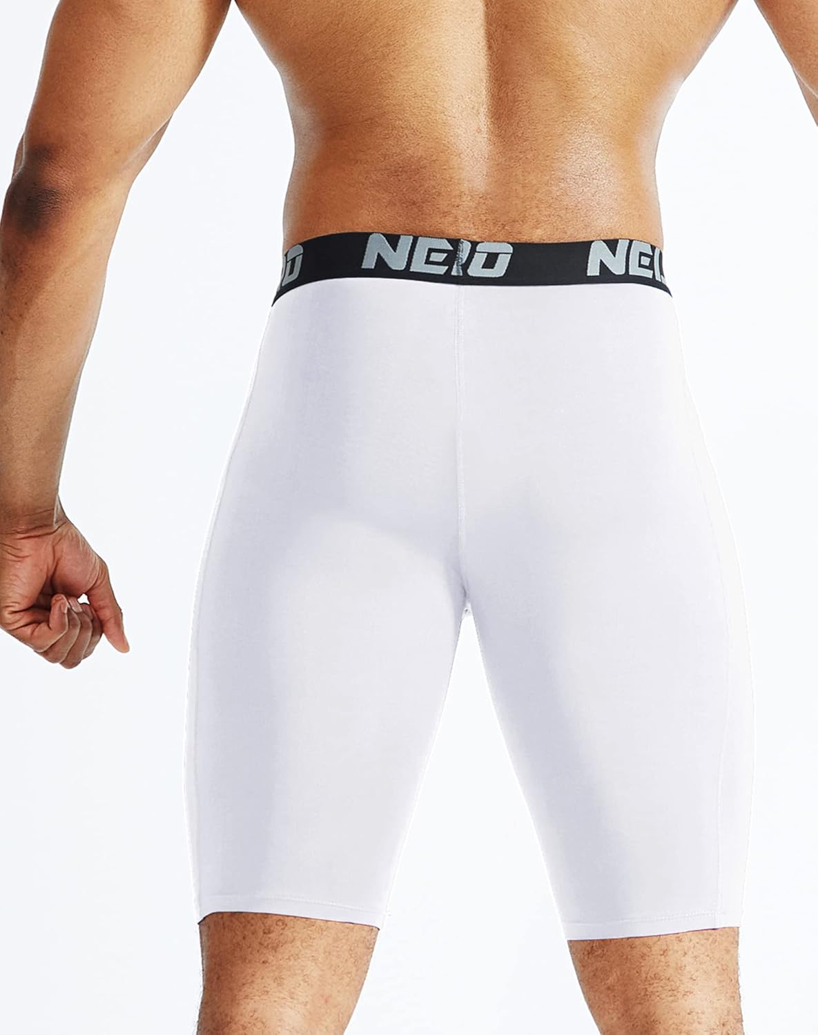 NELEUS Men's 3 Pack Running Compression Shorts with Pockets - Image 3