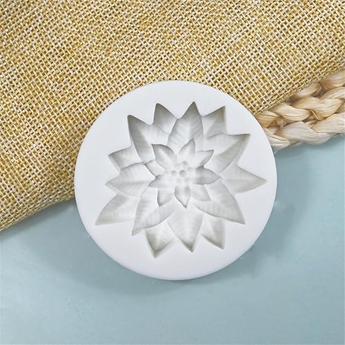 Miniatura 5 de Moldes de silicona con temática navideña de acebo y frutas, adecuados para crear fondant, galletas, galletas y chocolates, molde profesional para