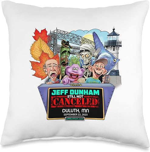 Miniatura 5 de JEFF DUNHAM Duluth, MN (2023) - Almohada (18 x 18 pulgadas), multicolor