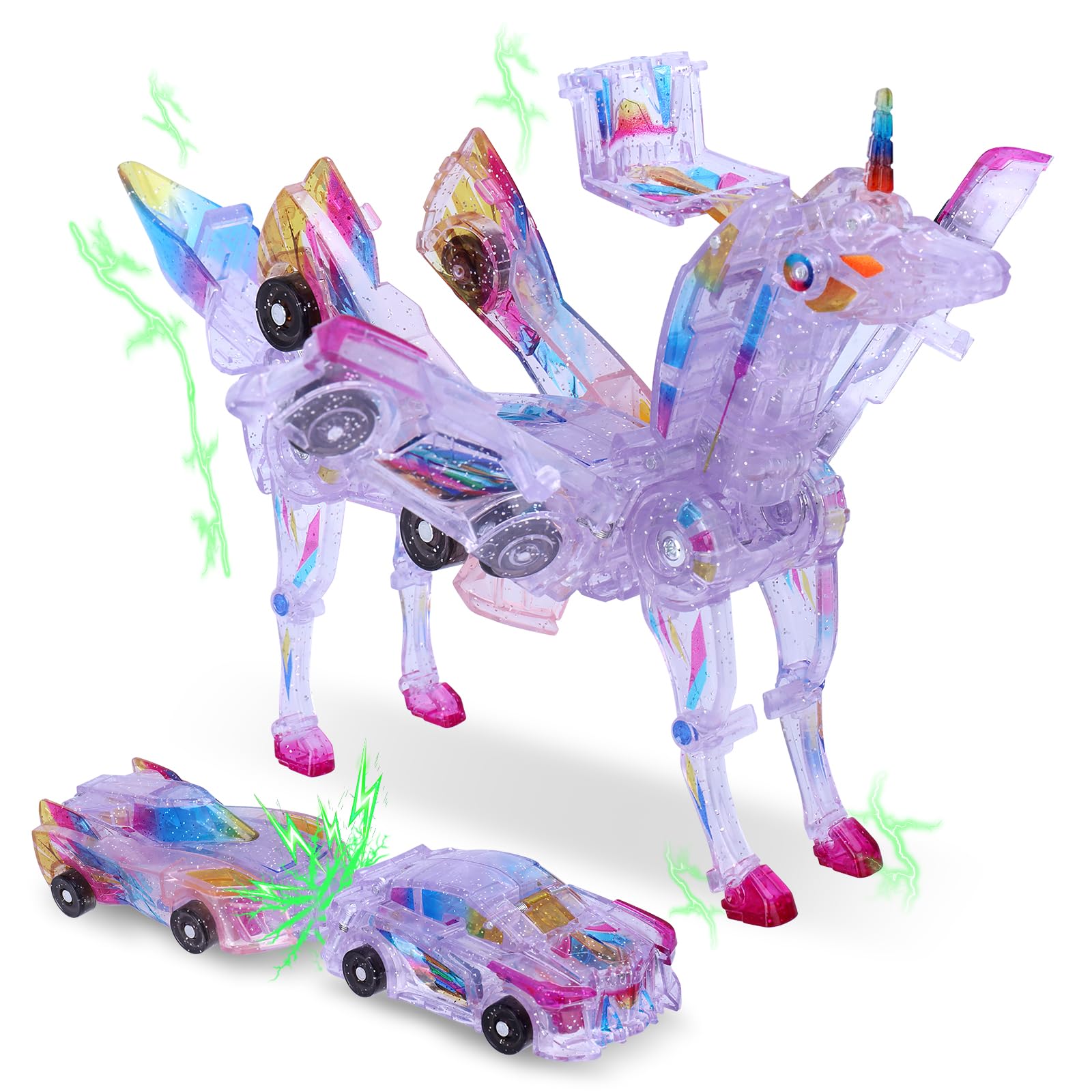 Photo 1 of SOYUOI Unicorn Transformation Car Toy