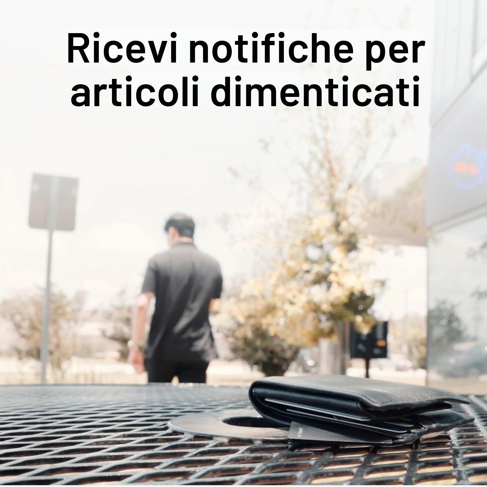 KEYSMART SmartCard Carta Tracker GPS Portafoglio, Ricaricabile e Riutilizzabile, Versatile Foro per Portachiavi, Compatibile Apple Dov’è, Localizzatore GPS per Valigia (Nero, Confezione da 3)