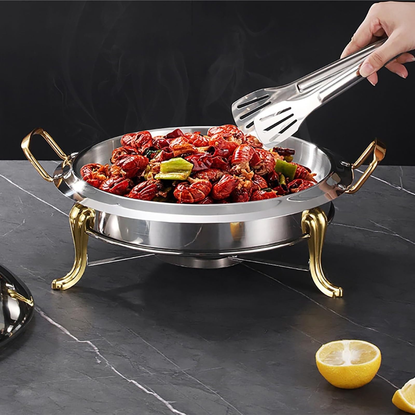 Scaldavivande Chafer in Acciaio Inossidabile for Catering