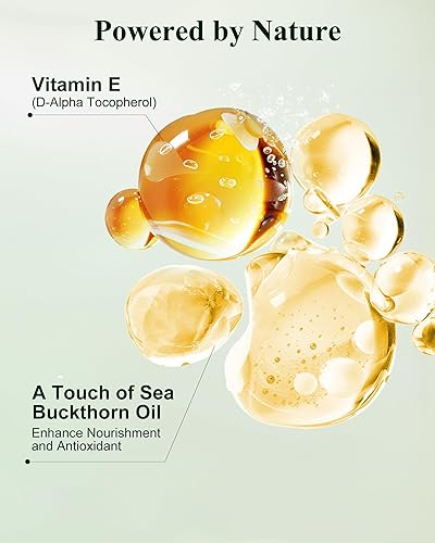 Miniatura 5 de Aceite de vitamina E puro de 16 onzas para cicatrices, aceite orgánico de uñas para cara, piel, cuerpo y cabello, nutre la piel seca, mantiene la