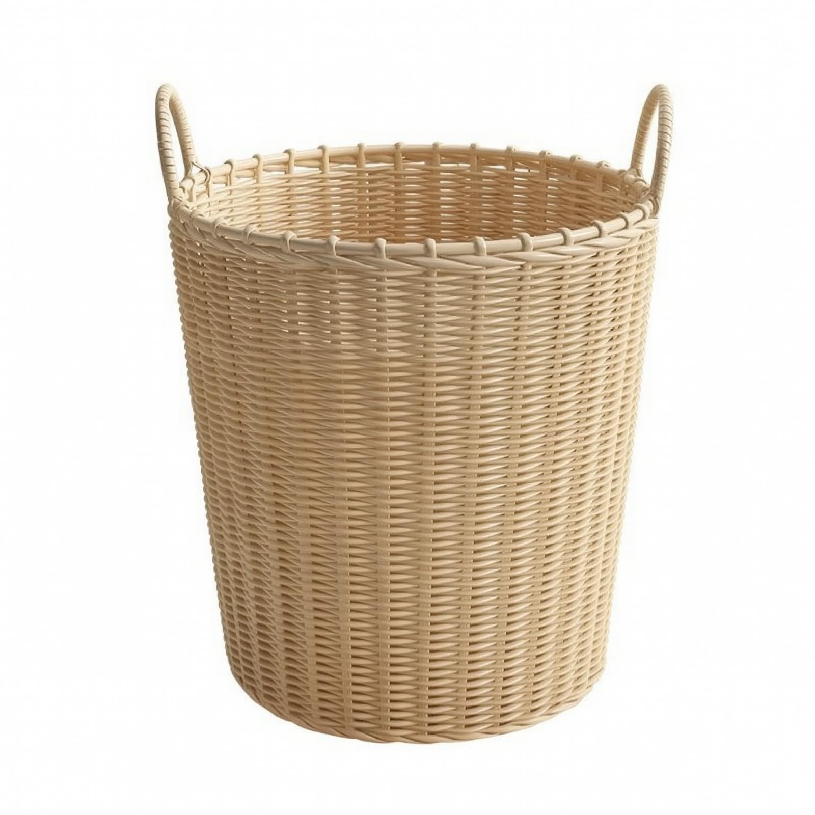 Cesto Biancheria Effetto Rattan Stabile, size to 2