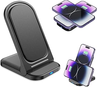 【2025年新設計】SK-CinDa （非 磁気） ワイヤレス充電器 ブラック