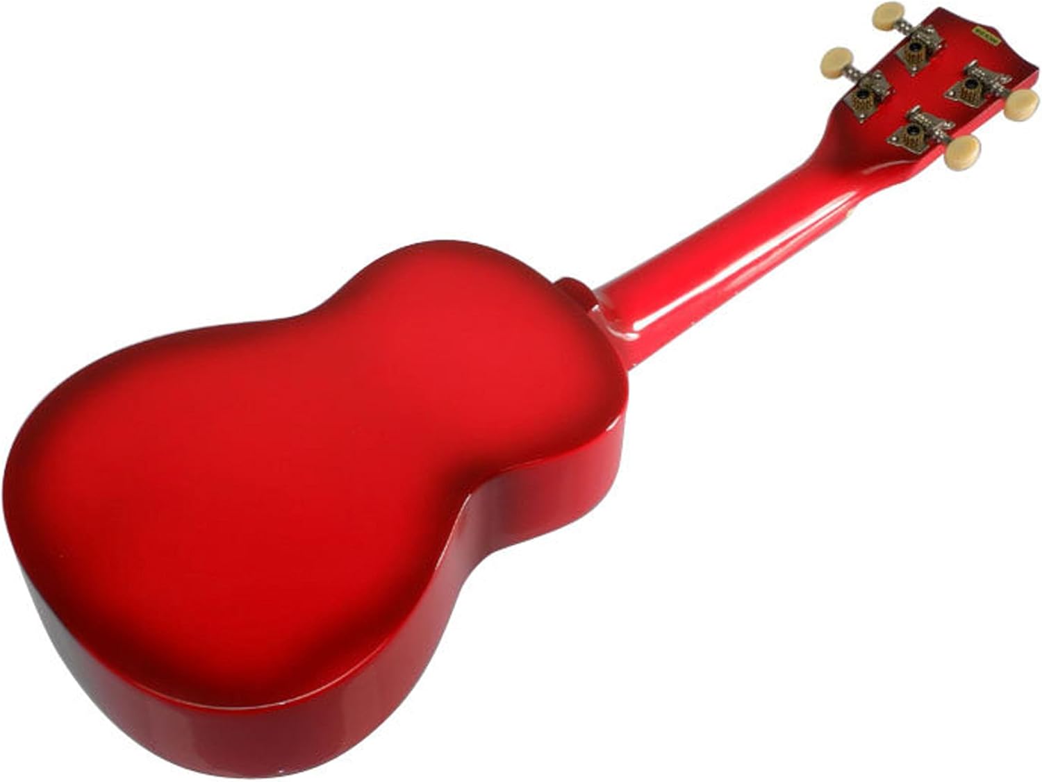 Makala MK-SD/RDBURST Dolphin Bridge Red Burst Soprano Ukulele, Red Burst, one size