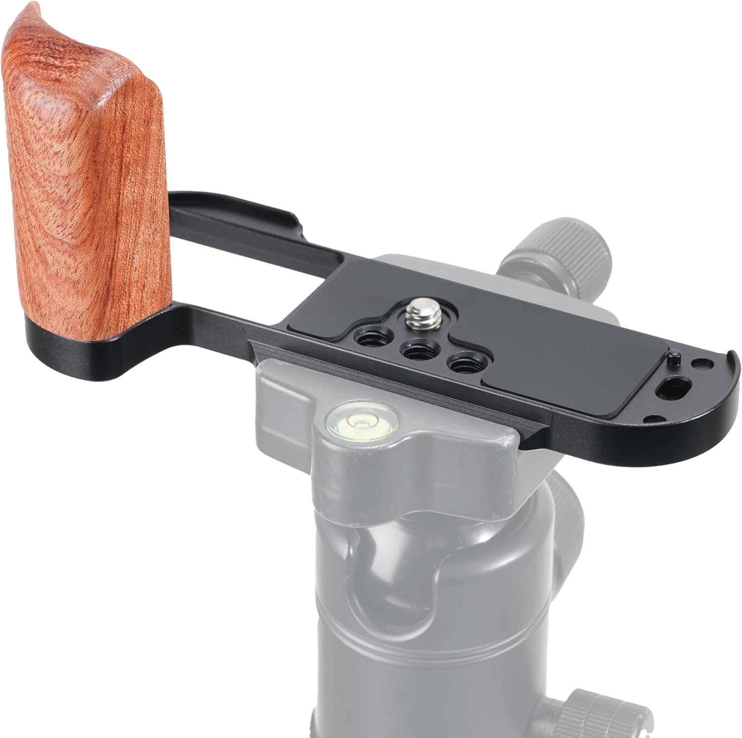 Wooden L-Shape HandleGrip for Fujifilm X-T50 Camera,Built-in Quick Release Baseplate for Arca-Swiss