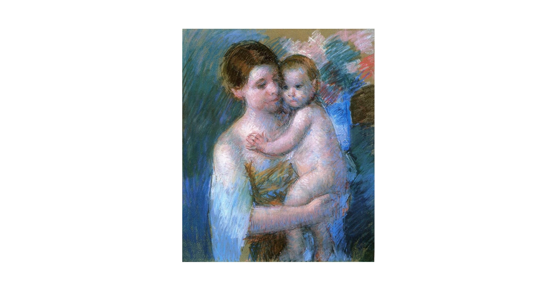 Amazon｜17 絵画母親が赤ちゃんを抱いている母親の子供メアリー