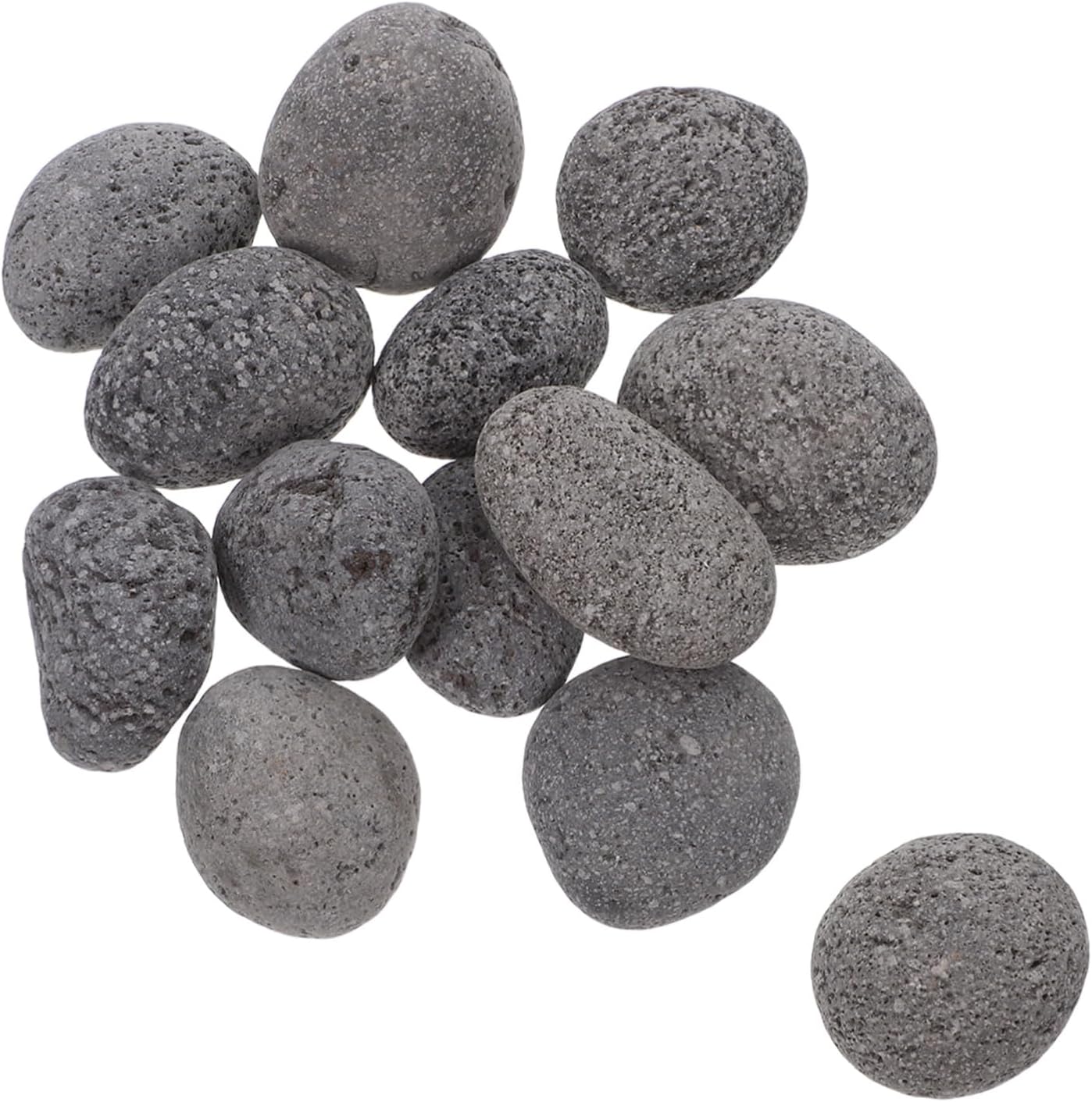 Natural Volcanic Rocks Fire Pit Rocks Reusable Fire Table Accessories for Indoor Outdoor Fireplace Landscaping and Grill Decor