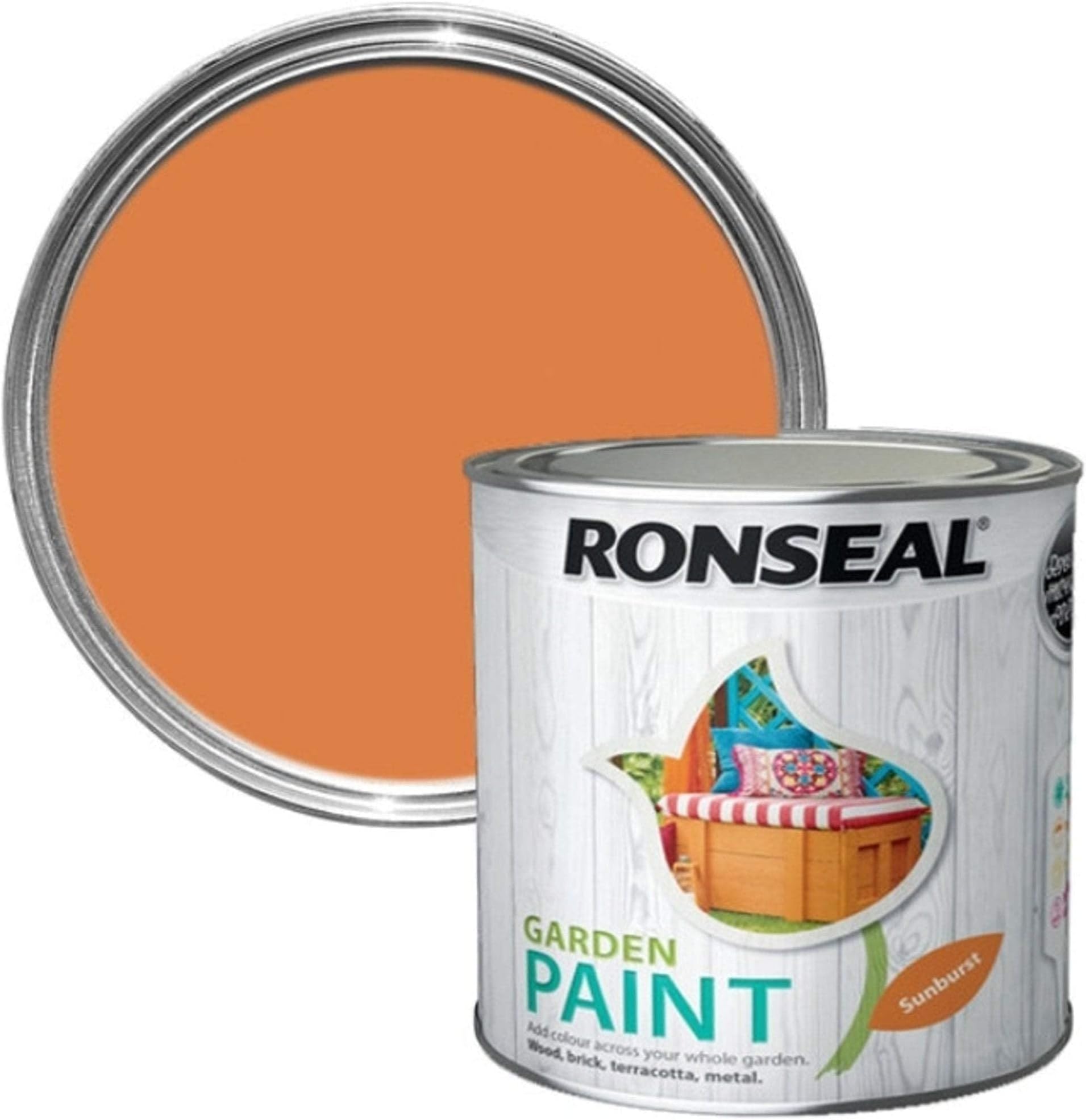 RustOleum Garden Paint in Matt Finish Fiery Shades Tester Box