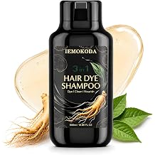 Light Brown Hair Dye Shampoo for Women & Men, 20 Min Natural-Looking Color