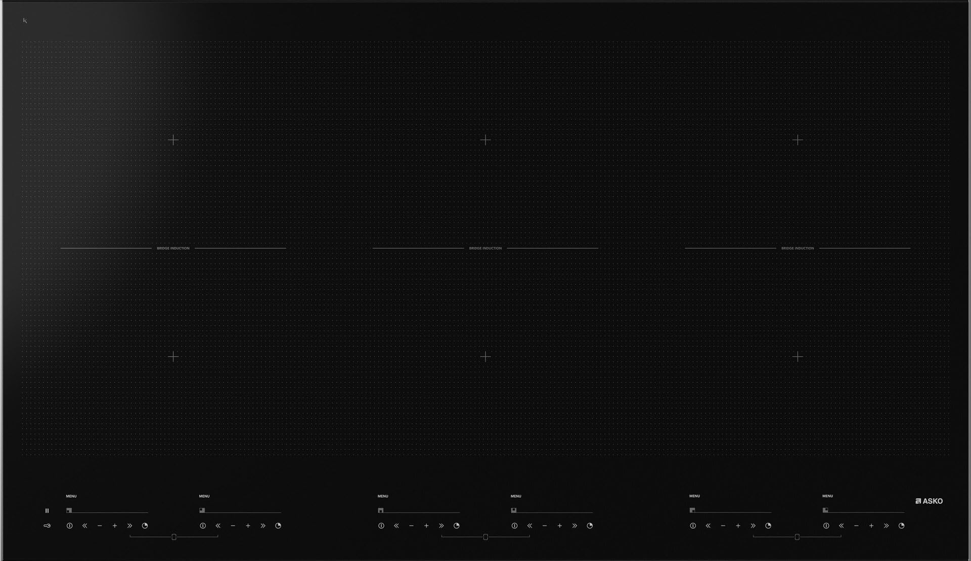 Asko HI1995G, Induction hob, Black