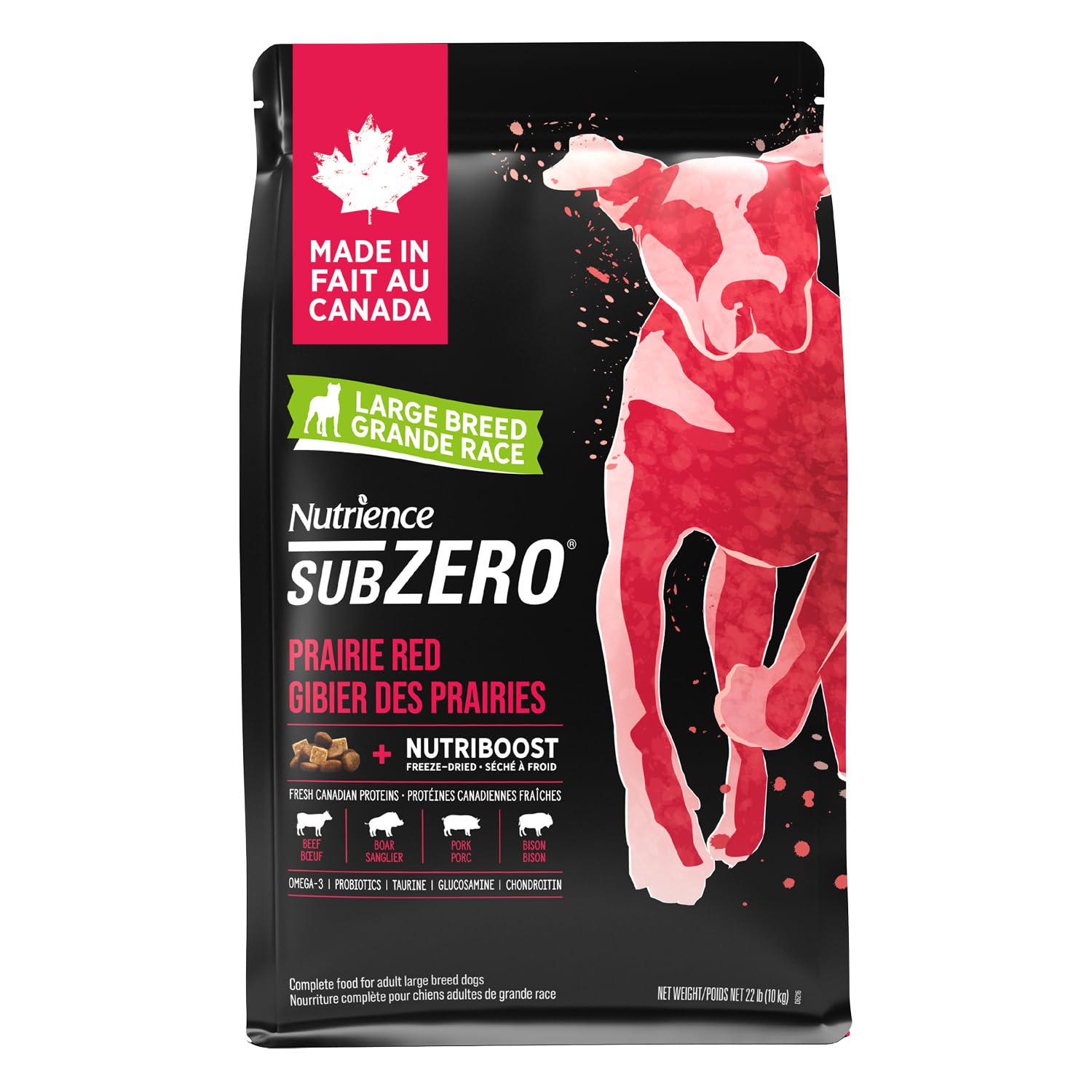 Nutrience Grain Free SubZero, Large Breed Dog Food Dry, 10kg (22lb), Canadian Prairie Red, Dry Dog Food, High Protein Kibble, Nourriture Pour Chien, Manger Pour Chien image 3