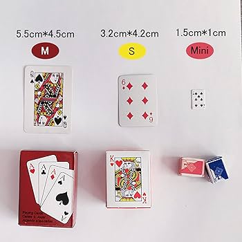 Amazon.co.jp: DY.2ten 54枚 トランプ ミニトランプ 5.5*4.5(cm